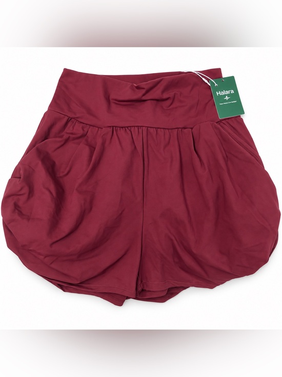 HALARA Pants - HALARA Maroon High-Waist Skort Shorts